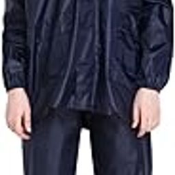 Zacharias Women's Solid Waterproof Raincoat Pilot- (Blue; Large)-15