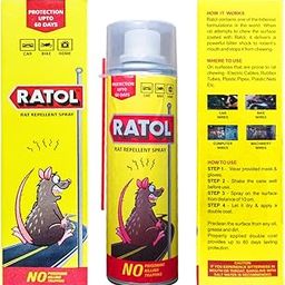 RATOL Rat Repellent Spray, 60 Days Protection for Car, Bike, Home Wiring & Machinery Wires 250 ml-image-29