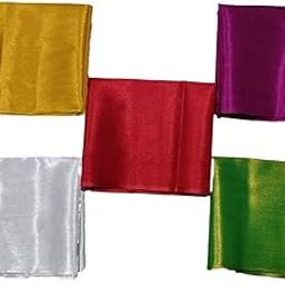 Women's Unstitched Shining Blouse Pieces(1 Meter, Multicolor)-picture-11