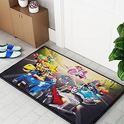 Athom Living Paw Patrol Themed Kids Multicolor Premium Nylon Doormat, with Latex Backing, Anti-Skid, 37 x 57 cm, Pack of 1-image-38