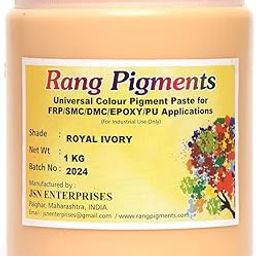 I Pigment Paste For Epoxy Applications I Ideal For Epoxy Art l Shade ROYAL IVORY 1 KG-image-84