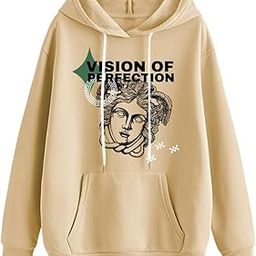 veirdo Cotton Fleece Regular Fit Full Sleeve Hooded Sweatshirt Front and Back Graphic Printed Jumper Hoodie for Men-picture-2