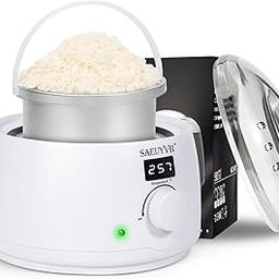 SAEUYVB Wax Melter for Candle Making,Candle Melting Pot,Candle Wax Melter,Multifunctional Wax Melting Tool with LED Temperature Display （White）-image-77