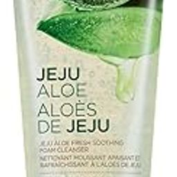 The Face Shop Jeju Aloe Fresh Soothing Foam Cleanser | Gel to Foam cleanser for Skin,Body and Face | Hydrating & cooling cleanser, 150ml-31