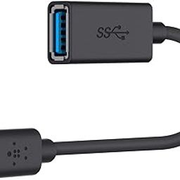 Belkin USB Type C to USB-A 3.0 Adapter (OTG), USB-IF Certified, Black-10