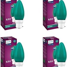 Philips LED Deco Green 0.5W Glass Candle (Pack of 4)-image-96