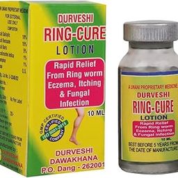 Durveshi Ring-Cure Lotion, 10 ml, Rapid Relief for Ringworm, Eczema, Itching, Fungal Infection-image-47