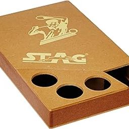 Stag Table Tennis Case with Wooden Box (Case Colour May Vary), Pack of 1-18