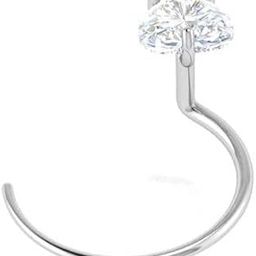 925 Hallmarked Sterling Silver Stylish And Very Beautifull Zirconia NosePin With Silver Purity Certificat-image-39