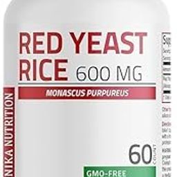 Red Yeast Rice 600 MG Monascus Purpureus Herbal Health, Non-GMO, 60 Capsules-6
