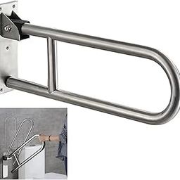 Anatomix Flip up Grab bar 30 Inch 304 Grade Stainless Steel Toilet Handrails Bathroom Safety Bar Hand Support - Wall Mounted Pack of 1 (TN23)-image-21