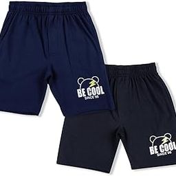 Ayaj Boys' and Girls' BECOOL Shorts Pack of 2 Kids Unisex Regular Fit Sport and Casual Wear Cotton Blend Waistband Elastic Pant-image-74