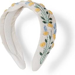 Hand Embroidered Headband | Handcrafted Floral Hairband | Intricate Thread Work | Holiday Hair Accessory for Women, Girls | For Christmas Parties & Festive Events-picture-26