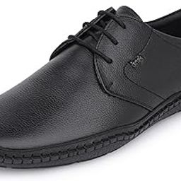 Select by Virat Kohli Premium Leather Lace Ups Men's Formal Shoes-image-7