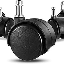 Seltos Office Chair Wheel Heavy Duty Castor Pin Type Revolving Chair Wheels, Desk Chair Wheels for Computer Chair and Gaming Chairs, Safe for All Floors and Carpets.-22