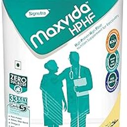 Maxvida HPHF-High Protein High Fiber Nutritional Supplement for Recovery-Jar (400g,Vanilla Flavour)-14