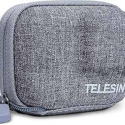 Careflection Small Carry Case for GoPro Hero 11/10/9 Black, Pocket Size Protective Case Travel Bag with Half Open Zipper for Selfie Stick-17