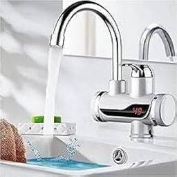 ABEEBHA Stainless Steel White Instant Electric Heating Water Heater Faucet With LED Digital Display - Wall Mounted-picture-18