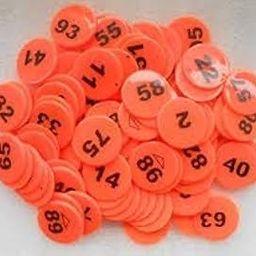 Adult Plastic Number Token, Coins Pack Of 1 To 100, Random Colour,For Board Games & Other Uses, Hotel, Poker, Counters,-14
