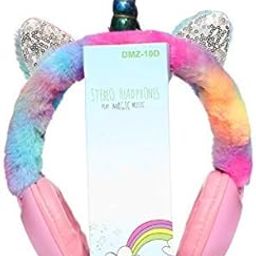 Samvardhan Unicorn Wired On Ear Headphone with Mic (Pink or White)-image-6