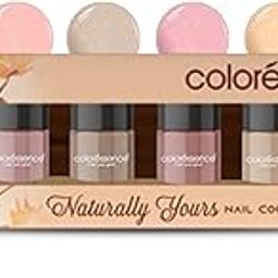 Coloressence Naturally Yours Nail Kit With Pastel & Nude Shades | Free Remover | Chip Resistant and Quick Dry | Set of 5 Paints & 1 Remover-18