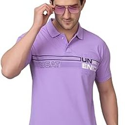 Printed T Shirt for Men | Men's Polo T Shirt | Polo Neck T Shirt for Men | Printed Tshirt with Collor | Men's Casual Printed T Shirt-image-17