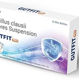 GUTFIT PRO Bacillus Clausii Probiotic Suspension, 10 Mini Bottles (5ml Each)-image-51
