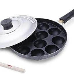 Anjali - DAL12 Diamond Series Aluminium Appa Patra (Black)-image-7