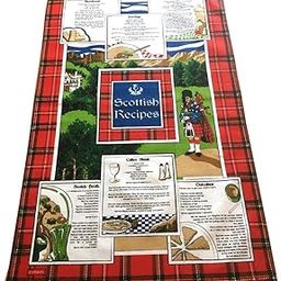 SCOTLAND TEA TOWEL "SCOTTISH RECIPIES"-25