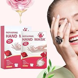 Kliffoo Premium Hand Peel Mask 2 Pairs | Deep Moisturizing Gloves for Dry Hands & Nail-Strengthening & Cuticle Softening Repair Rough Damage Skin for Women & Men For All Skin Types (Rose & Milk 2 Pair)-image-78