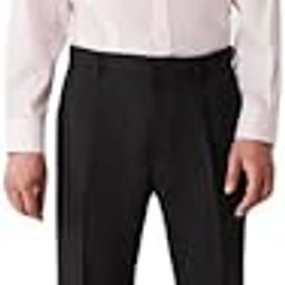 Men's Mid Rise Regular Casual Pants (T70_3412Y_Black_44)-picture-41