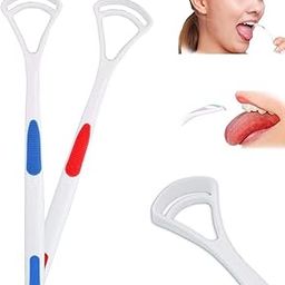 Tongue Cleaner (Set of 2 Pcs) – Stainless Steel Tongue Scraper for Oral Hygiene-image-45
