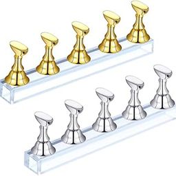Acrylic Nail Display Stand Nail Tip Holder Magnetic Nail Practice Stand Fingernail DIY Nail Art Stand for False Nail Tip Manicure Tool-image-60