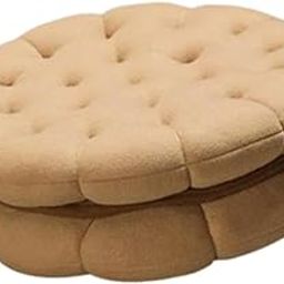 LOOM TREE® Sandwich Cookie Throw Pillow Accent Home Decoration for Sofa Office Bed Light Brown | Home D?©cor | Pillows-image-69