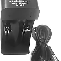 Devaji Standard Charger Dual Slot 3.7V Li-ion Battery Charger Rechargeable Battery Charging Adapter for Home Travel Camera flashlights Toys car AA-AAA Cells (Dual Slot Charger)-29