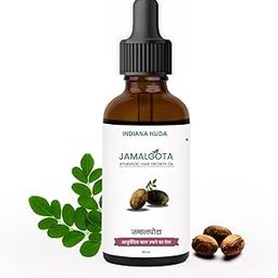 Indiana Huda Jamalgota Ayurvedic Unisex Hair Growth Oil|Natural Herbal Treatment|50 ml|Hair growth & Hair strength Solution|For All Hair types-image-7