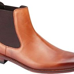 Men's Leather Boot Shoe Tan-image-66