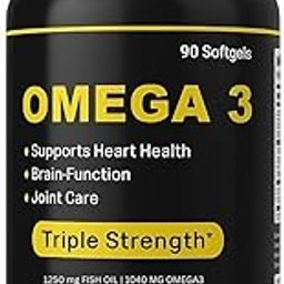 Prima Medica Triple Strength Omega-3 Fish Oil – 1250mg with 1060mg Omega-3 Fatty Acids – High EPA 690mg & DHA 260mg – Wild-Caught, Gluten-Free, Non-GMO – 90 Softgels – Supports Heart, Brain, Joints & Immunity-image-17