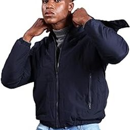Men's Polyester Standard Puffer Jacket-picture-53