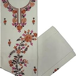 Womens Cotton Kashmiri Embroided Dress Material (vch18152, White, Unstiched)-picture-51