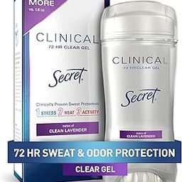Secret Clinical Strength Clear Gel Women's Antiperspirant & Deodorant Ooh-La-La Lavender Scent 2.6 Ounce-image-25