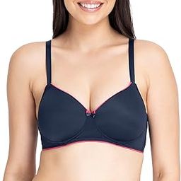 Solid Padded Non-Wired Full Coverage T-Shirt Bra-1