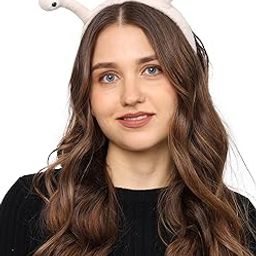 Funny Alien Eye Headband For Girls | Off White Color | Snail Antenna Design Hair Hoops Alien Eye | Eyeball Hair Accessories | Anti-Hair Breakage | Same As Pic | 1 Pc-image-27
