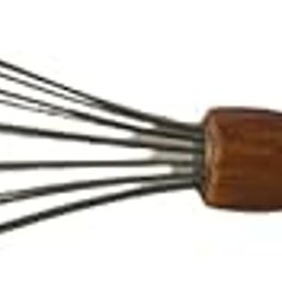 Stainless Steel Wooden Hand Blender Mixer Froth Whisker Latte Maker for Milk Coffee Egg Beater Juice Set of 1 9 INCH-picture-11