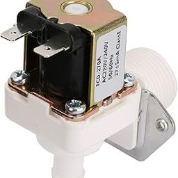 AC 220V Electric Solenoid Valve, 3/4 Gear Inlet Supply Water Solenoid Valve, Normally Closed Type Plastic Solenoid Valve for N/C Ice Maker-picture-24