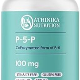 P-5-P 100mg (120 Vegetarian Capsules) (CoEnzymated Form of B-6) - No Stearates - Vegan - Non GMO - Gluten Free - No Silicon Dioxide - No Gelatin-8