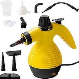 Pressurized Handheld Steam Cleaner with 9pcs Accessories & Safety Lock, Multi-Purpose & Powerful Home Use Steamer for Cleaning, Car, Bathroom, Shower, Upholstery, Grout, Window, Grime, Grease-26