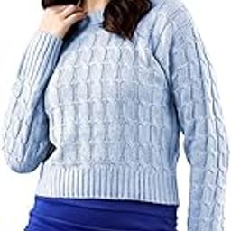 Cotton Blend Modern Women Pullover Sweater-image-12