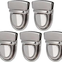 5x Press Lock for Bag Making Handbag Fasteners for Leather Handbags Making Argent | Handbag Accessories | Womens Handbags & Bags-29