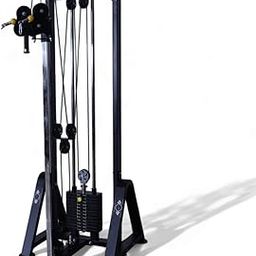 GYM24 EQUIPMENTS Dual Pully Cable Cross Single Weight Tower For Home Gym Cc-111 With Iron (60)-17